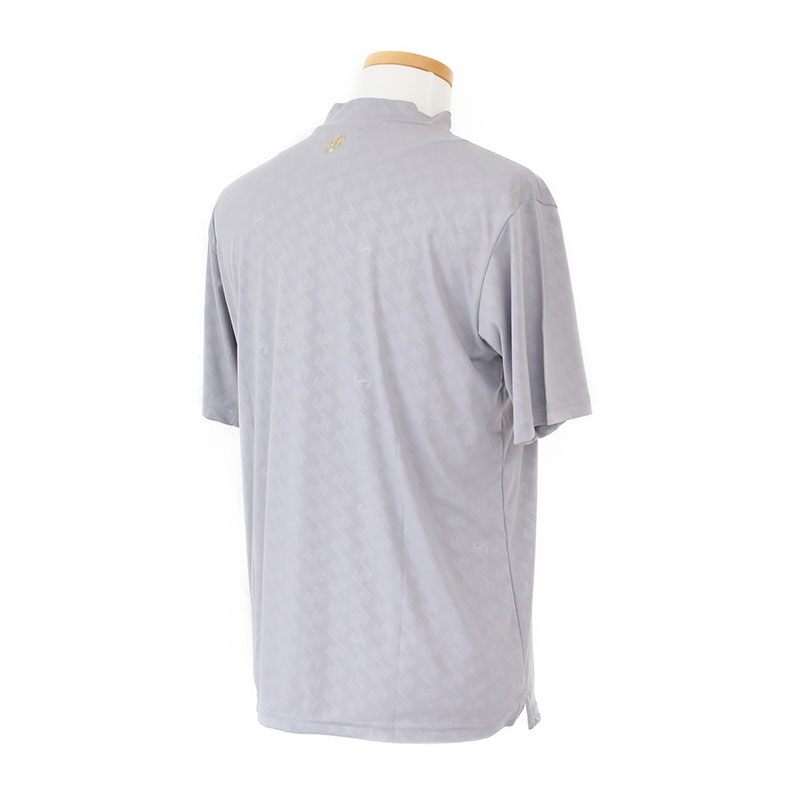 【新品】レザレクション　モックネック Resurrection - MENS MONOGRAM MOCNECK SHIRT / モノグラムロゴ