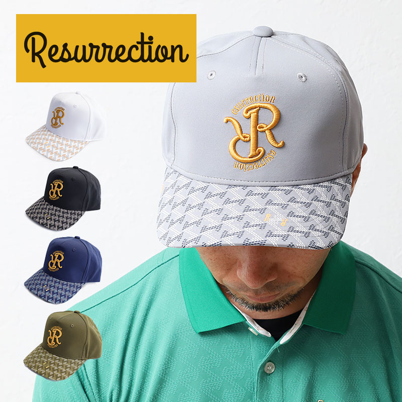 RESURRECTION レザレクション ゴルフ キャップ RR2-3CAP03 GMブリムキャップUV 帽子 UVカット ゴルフ用品  rr2-3cap03