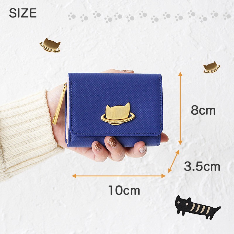 ツモリチサト 三つ折り財布 ミニ財布 レディース ネコプラネット www.pegasusforkids.com