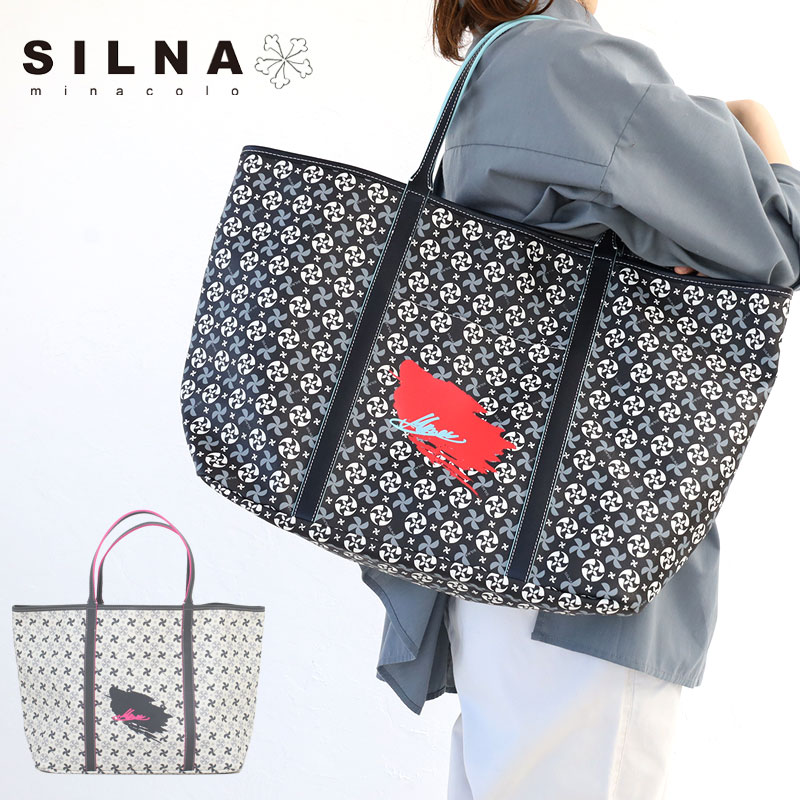 SILNA minacolo シルナ ミナコロ モノグラムトート大 MINACOLO
