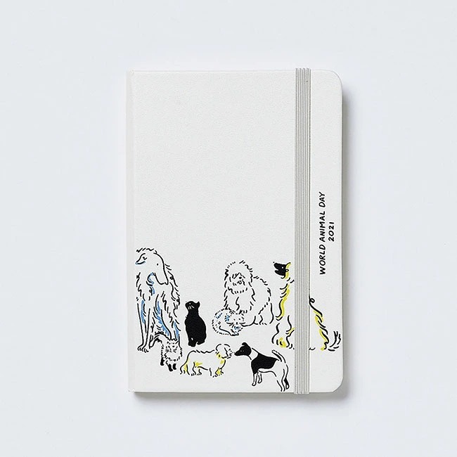 モレスキン Moleskin Notebook ノート 無地 World Animal Day 21 Foxco Limited Edition Notebook アニマル イラスト ポケットサイズ 東西南北屋 通販 Paypayモール