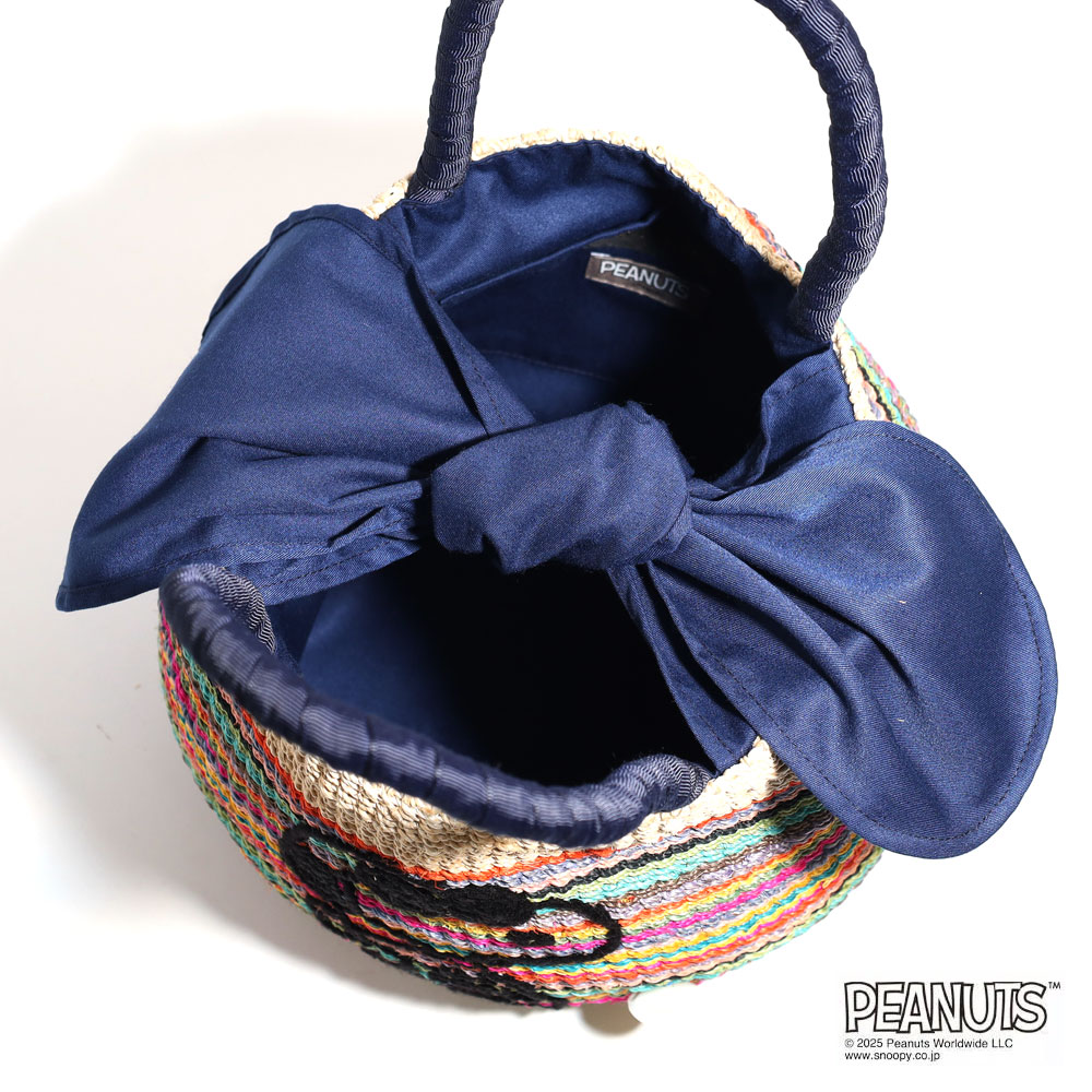 ピーナッツ　スヌーピー 籐かごバッグ　a-jolie KIS design 決算SALE10%OFF～7/17まで】a-jolie ピーナッツ かごバッグ
