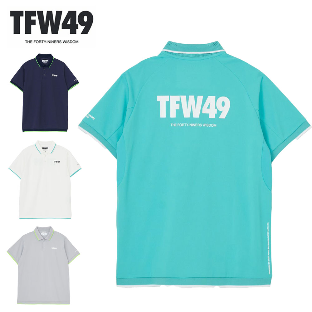TFW49 TFW49 ATHLETE POLO 2 鹿の子素材 ポロシャツ 半袖ポロ ゴルフ