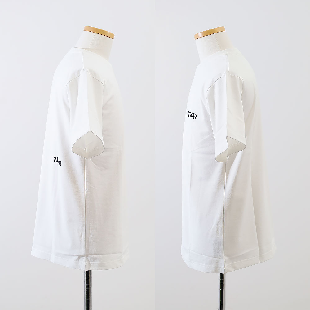 新品未使用タグ付き　TFW49 レギュラーTシャツ ホワイト　XL ゴルフ TFW49 ティーエフダブリュー フォーティーナイン ゴルフウェア REGULAR