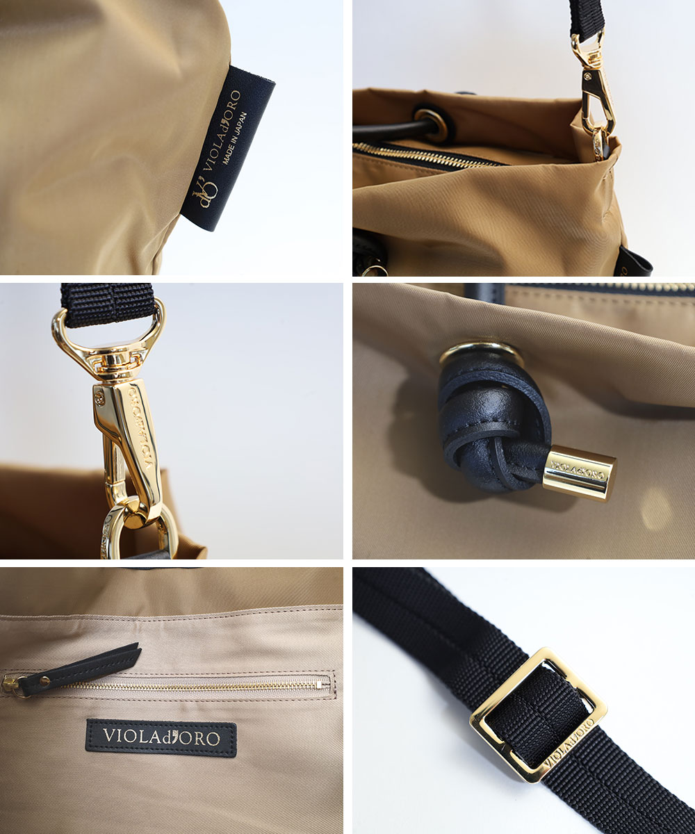 VIOLA d'ORO ヴィオラドーロ トートバッグ v-2204