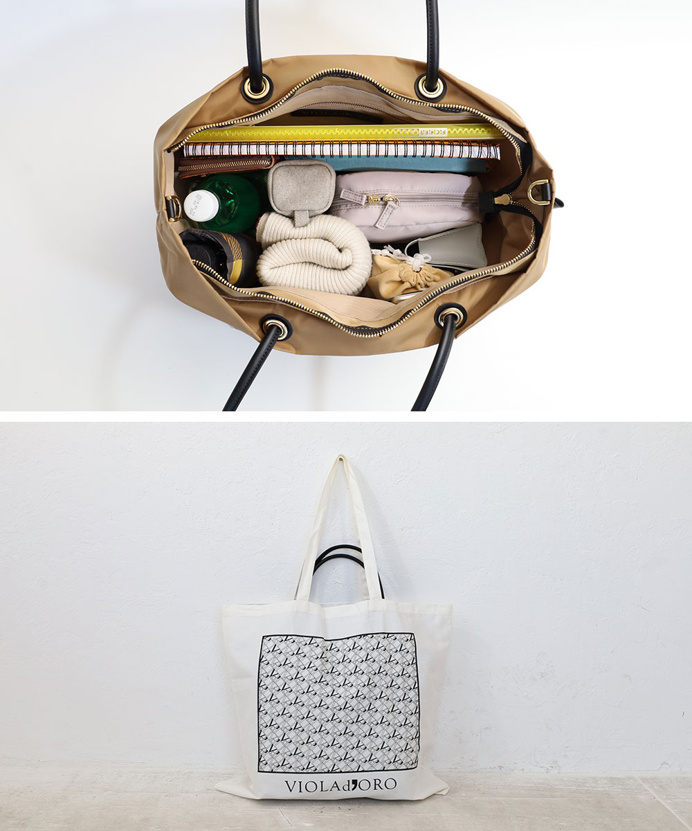 VIOLA d'ORO ヴィオラドーロ トートバッグ v-2204