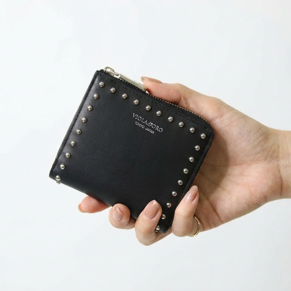 VIOLAd'ORO（ヴィオラドーロ） VIOLAdORO PORTA ポルタ 二つ折り財布 v