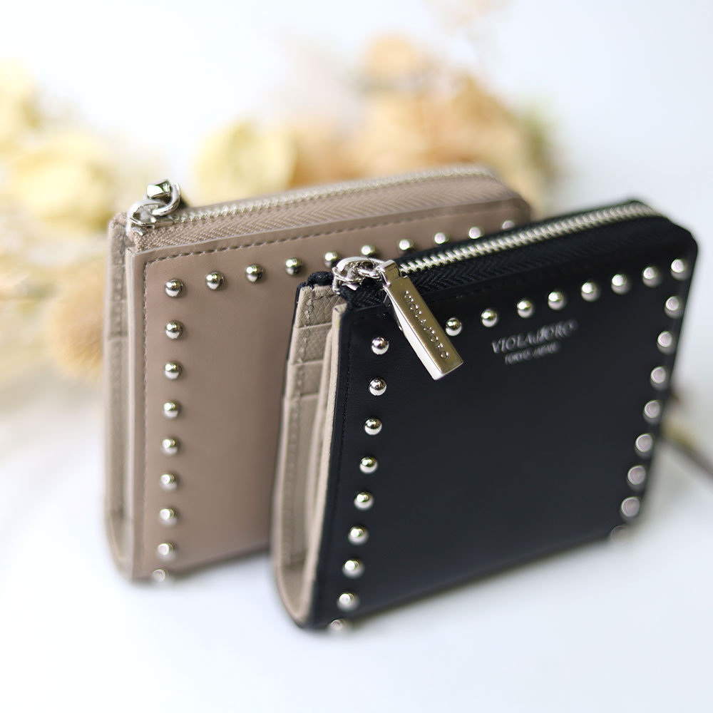 VIOLAd'ORO（ヴィオラドーロ） VIOLAdORO PORTA ポルタ 二つ折り財布 v