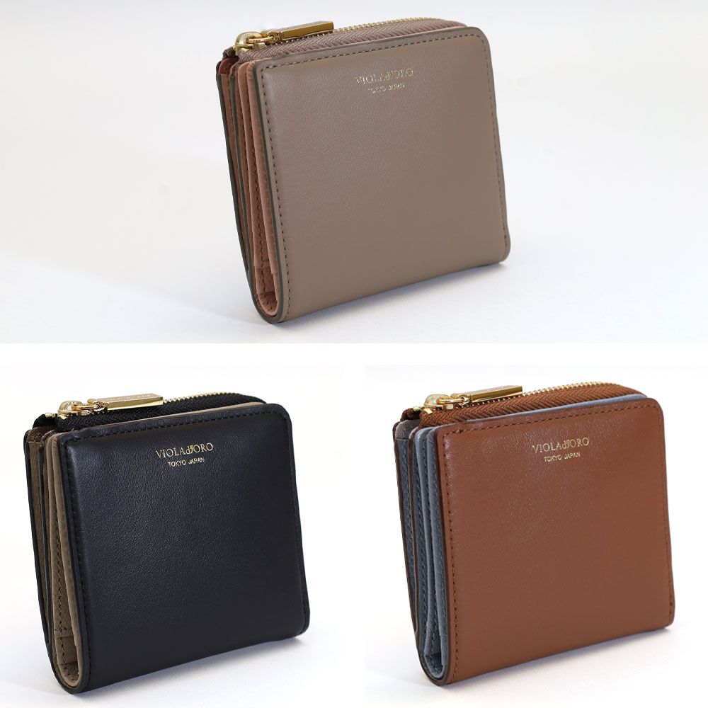 VIOLAd'ORO ヴィオラドーロ　PORTA（ポルタ） 二つ折り財布 VIOLAd'ORO（ヴィオラドーロ） VIOLAdORO PORTA ポルタ 二つ折り財布