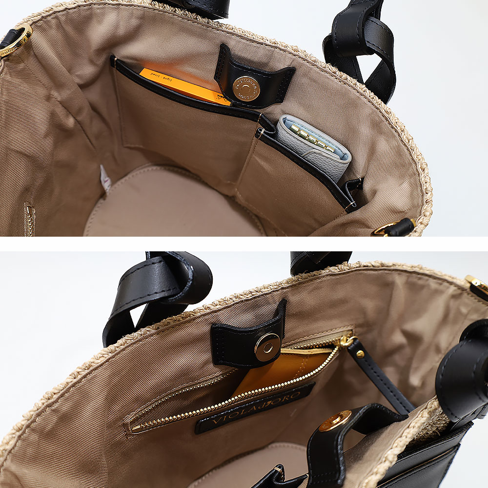 VIOLAd'ORO（ヴィオラドーロ） VIOLAdORO MILO ミロ トートバッグ かご