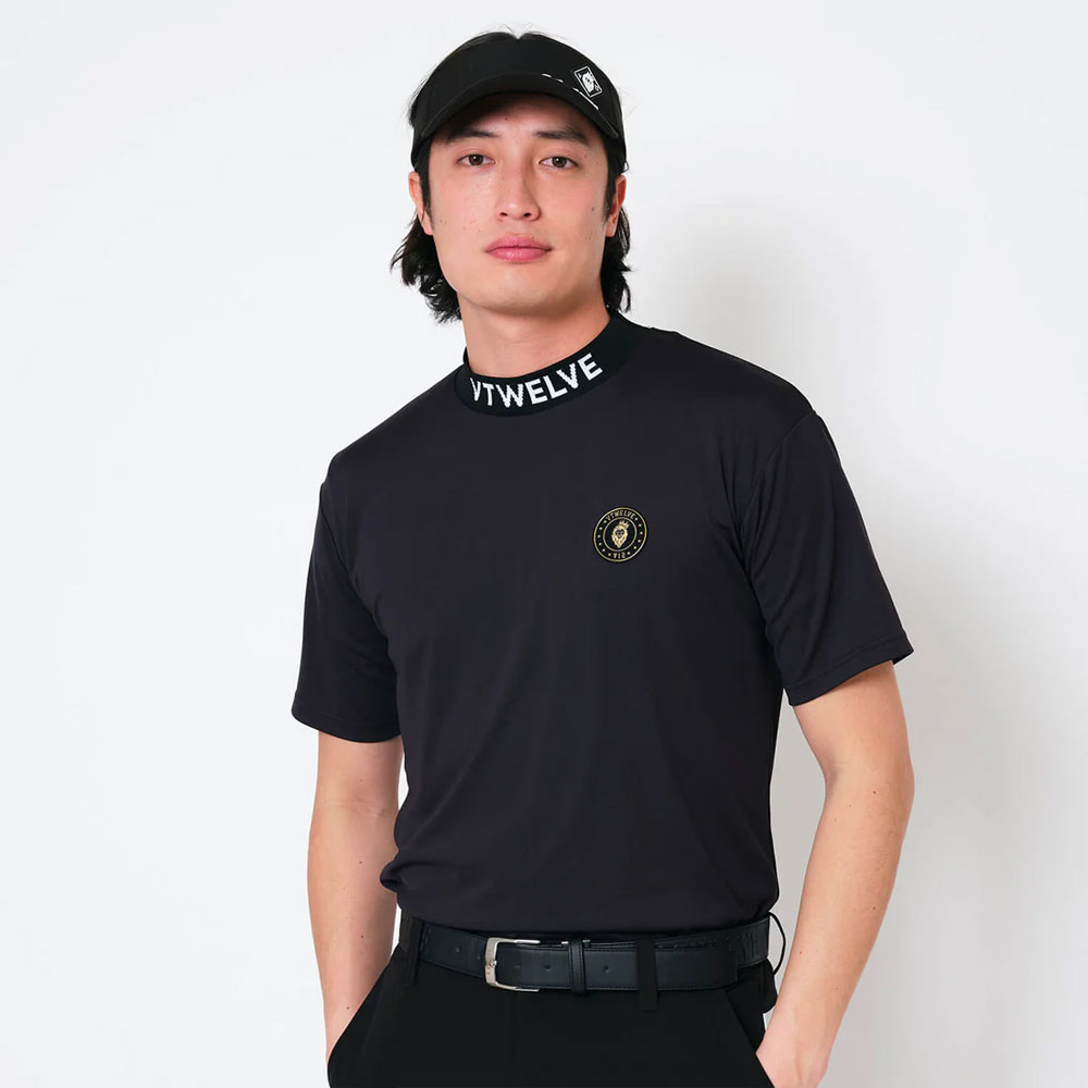 V12 ブィトゥエルブ モックネック v122410-mk15 半袖 Tシャツ