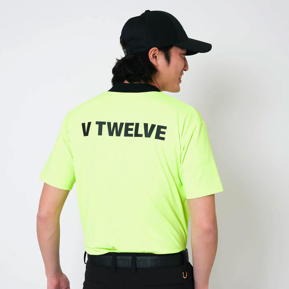 20-60代 人気ファッションブランド V12 ブィトゥエルブ Tシャツ 半袖 v122410-mk15 モックネック レディースウェア