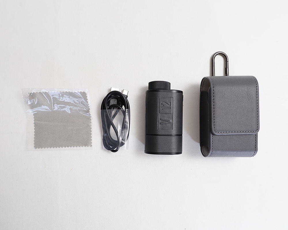 POWER SUPER MINI ゴルフ用距離計 ケース付き レーザー距離計 ゴルフ 小型 ケース マグネット 距離測定器 計測