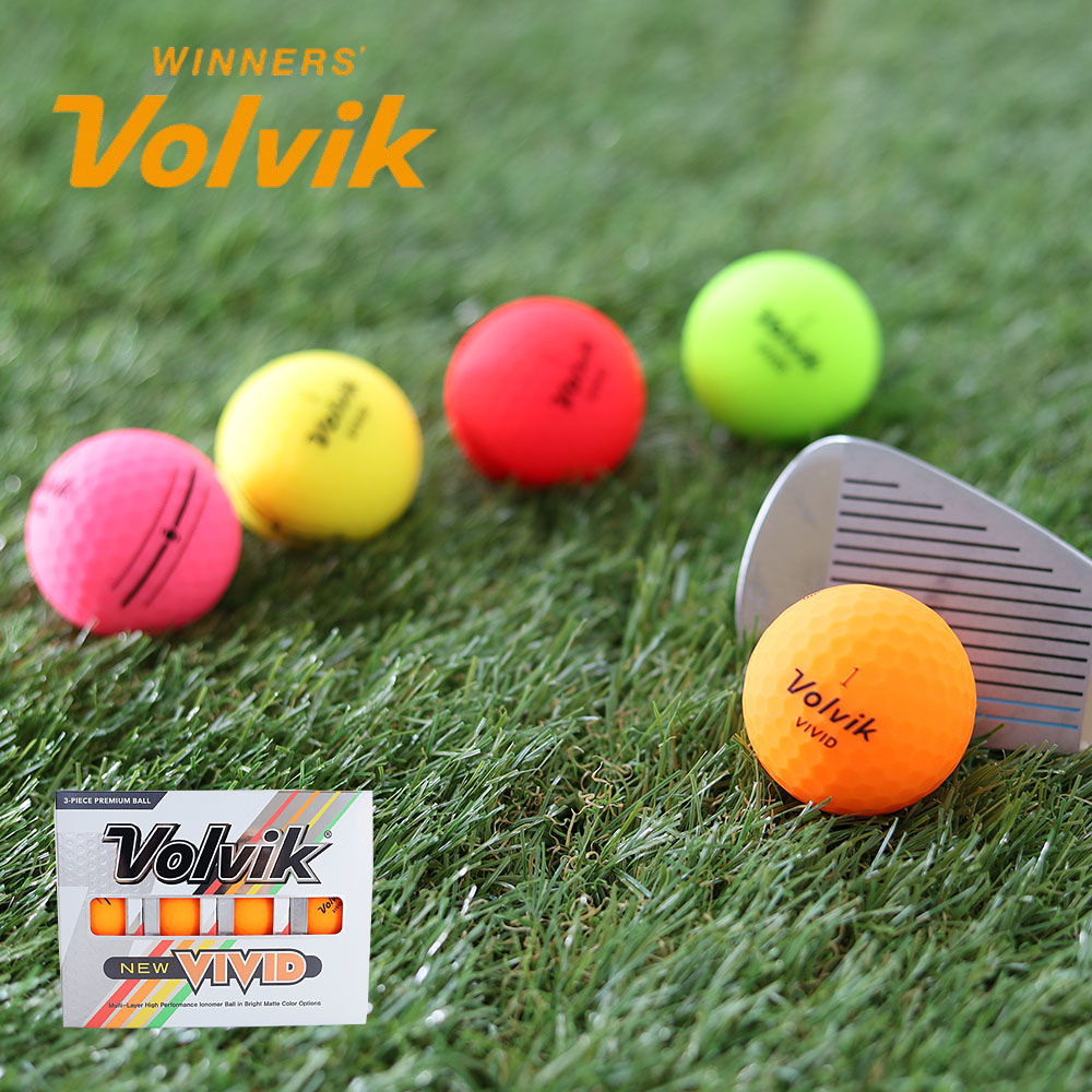 Volvik VOLVIK ボルヴィック ゴルフボール VIVID ダース ゴルフ