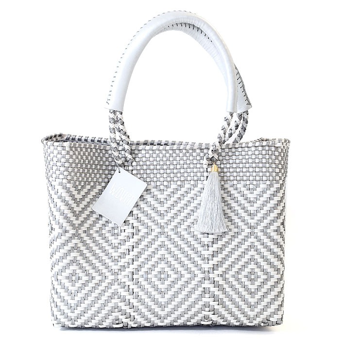 WOVEN ウーブン ウーヴン タッセル付き バスケットバッグ