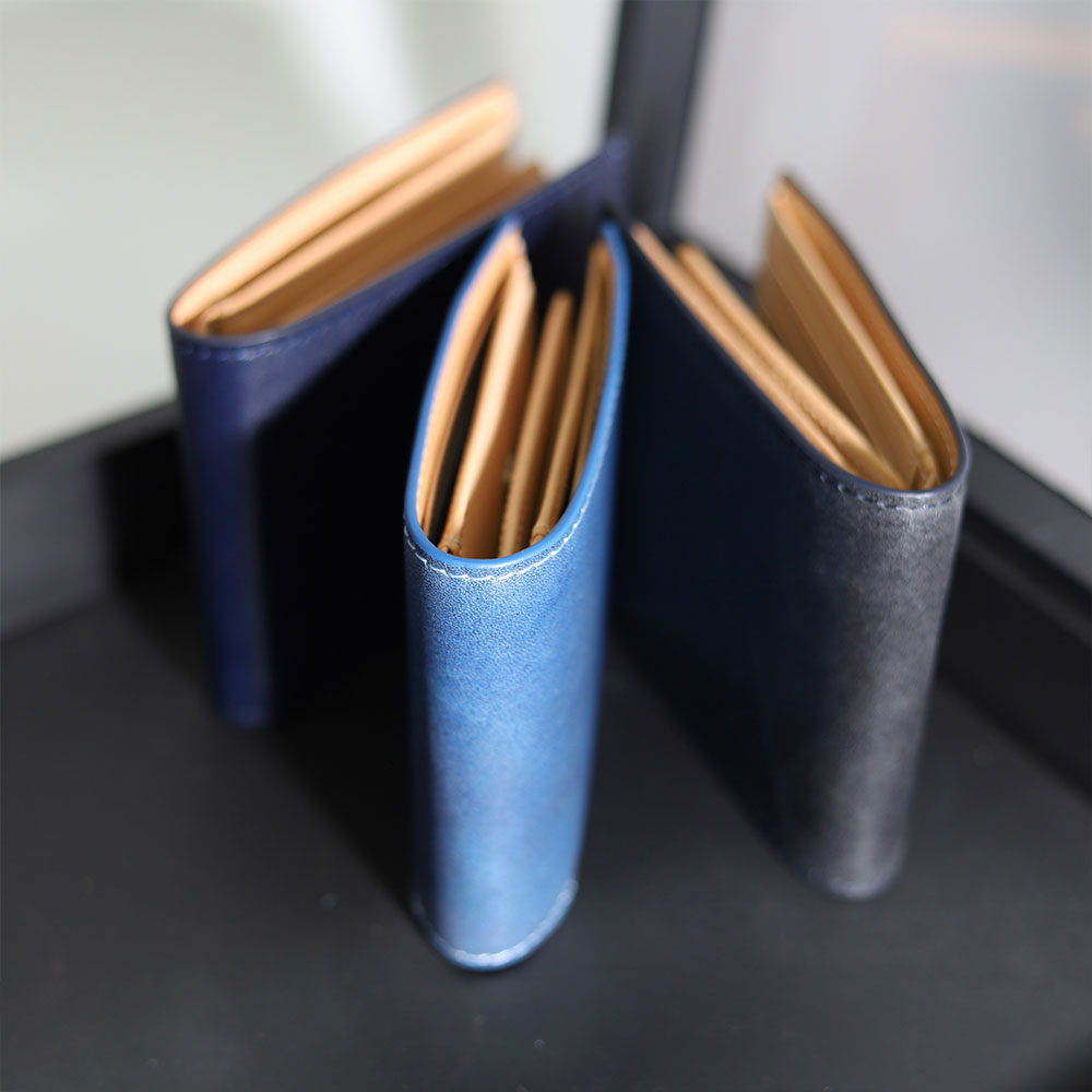 BAGGY PORT（バギーポート） KOI コーアイ 藍染 スムース 二つ折り財布