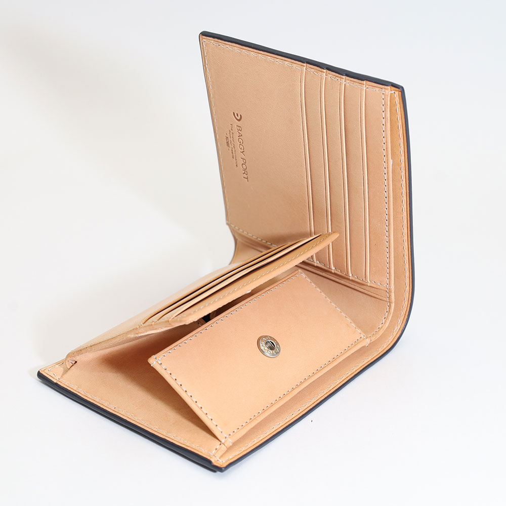BAGGY PORT（バギーポート） KOI コーアイ 藍染 スムース 二つ折り財布