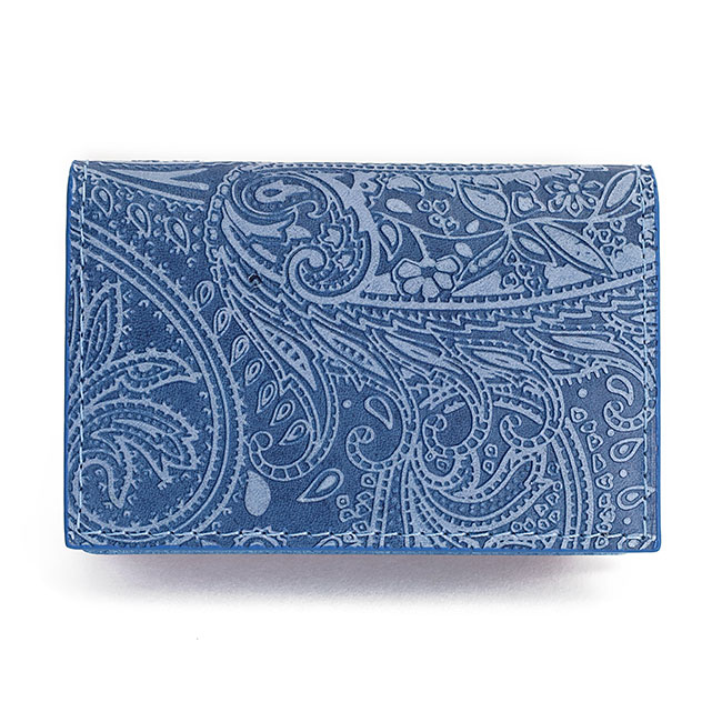 BAGGY PORT（バギーポート） 藍染め ペイズリー カードケース BAGGY