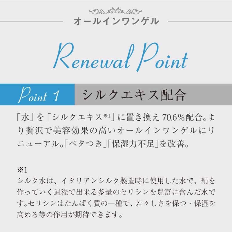 FFAS ALL IN ONE GEL 60g オールインワンゲル ｜ シルクエキス AQUA
