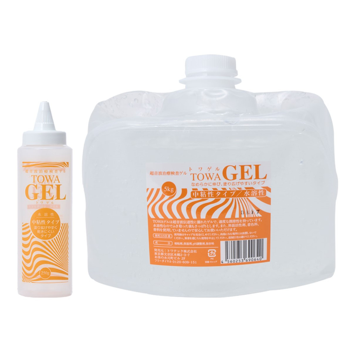 トワテック 純国産超音波ゲル トワゲル TOWAゲル（高粘性／中粘性）5kg