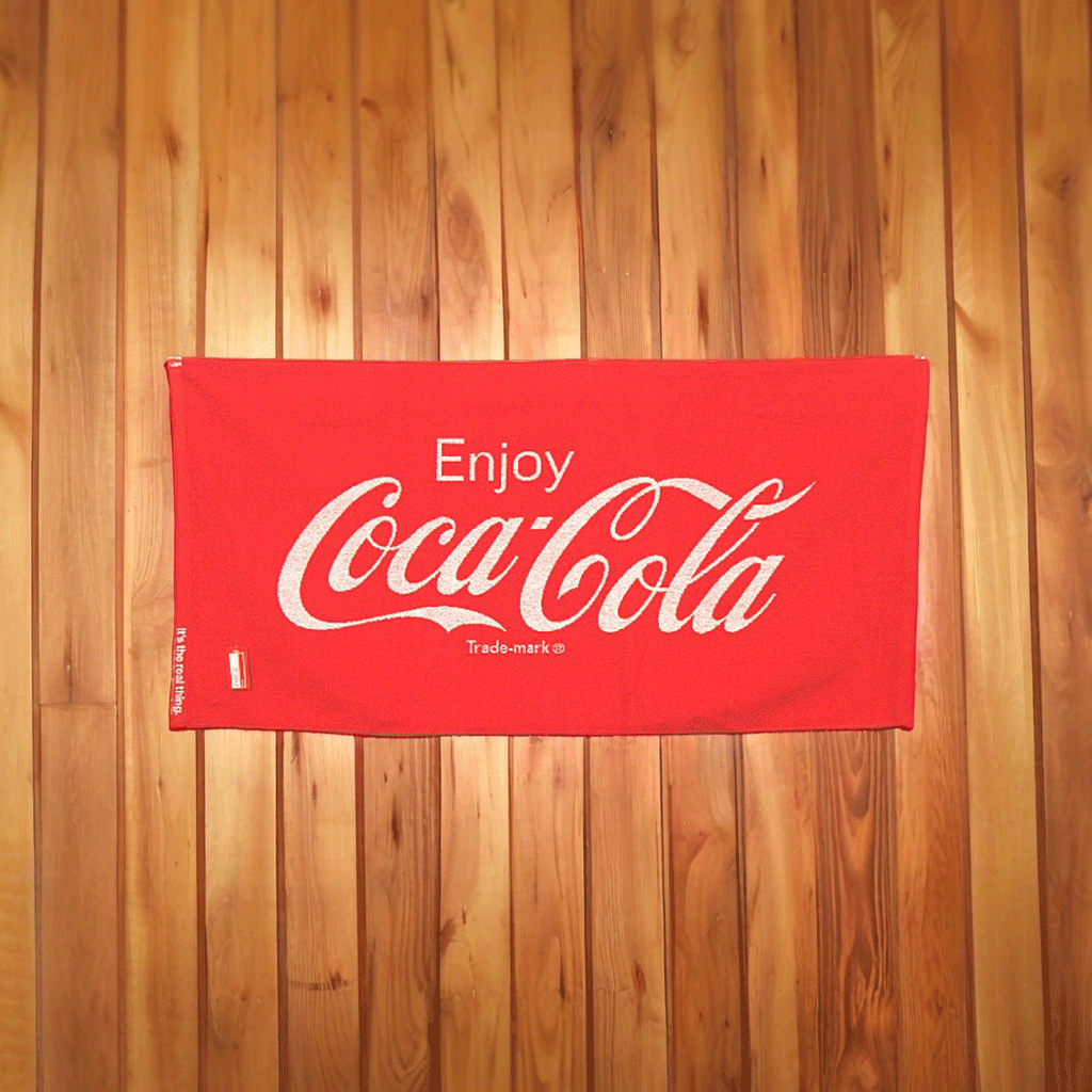 Coca Cola（コカコーラ） バスタオル レジャー用 ジャガード織 ビーチ