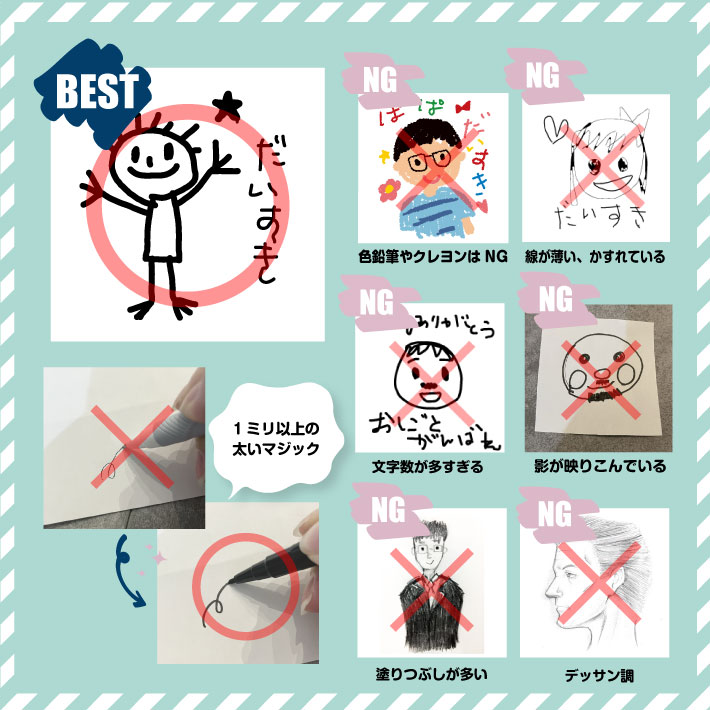 手描き 似顔絵入り 日本製 本革 レザー キーホルダー イラスト
