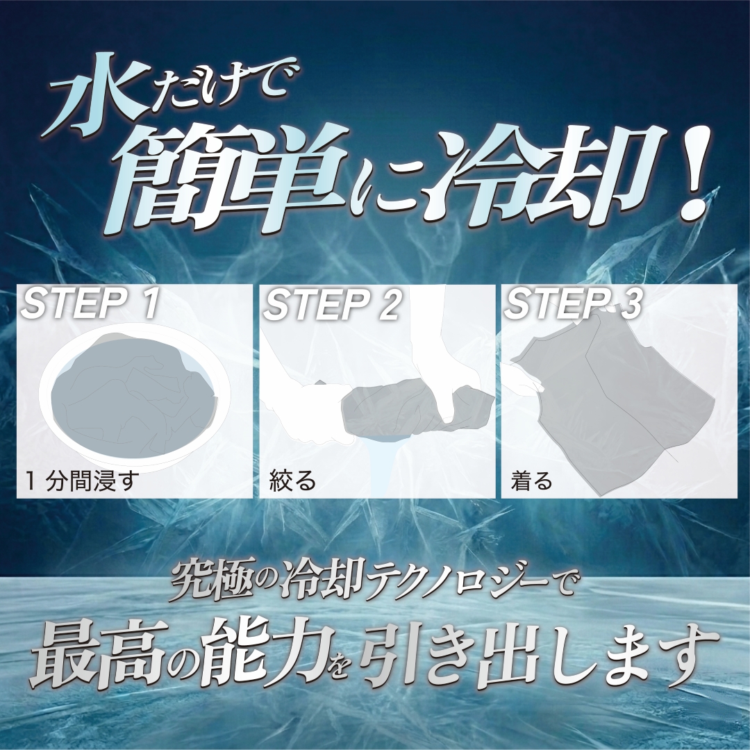 BODY COOL クーリングベスト 水冷ベスト  水冷服 気化熱 冷却 べスト バッテリー 不要 保冷剤 不要 水で濡らすだけで使える 黒 白 青 冷却効果 水だけ 冷える