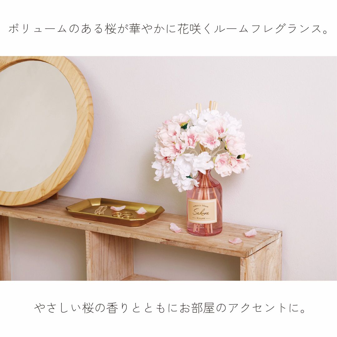 サクラ フラワー リードディフューザー 桜の香...の詳細画像1