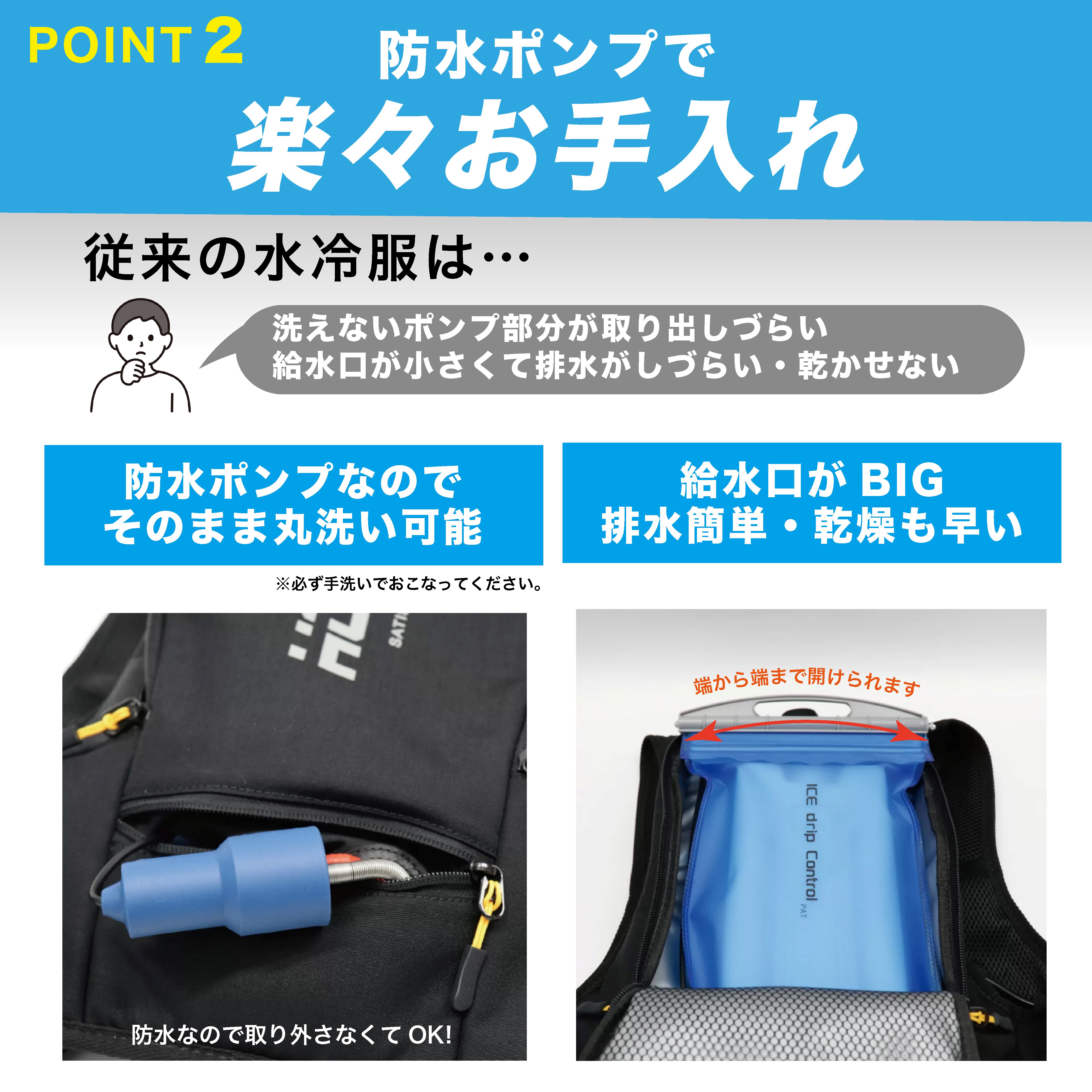 クールベスト アイスウォータークーリングベストプロ proX 水冷服 水冷