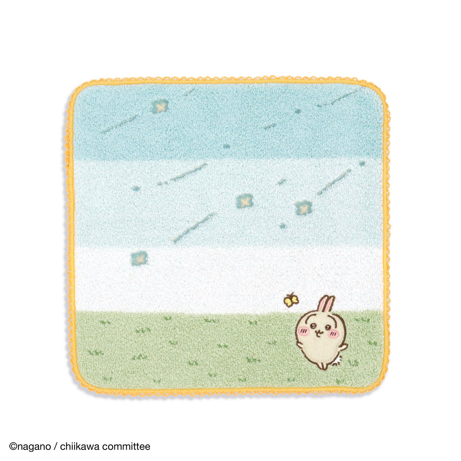 ちいかわ タオルハンカチ そよかぜ 名入れ 刺繍 プチギフト 贈り物