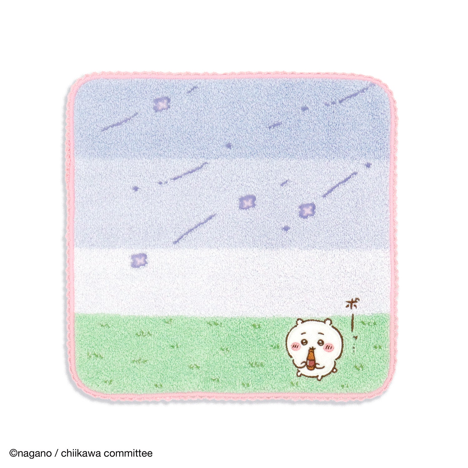 ちいかわ タオルハンカチ そよかぜ 名入れ 刺繍 プチギフト 贈り物