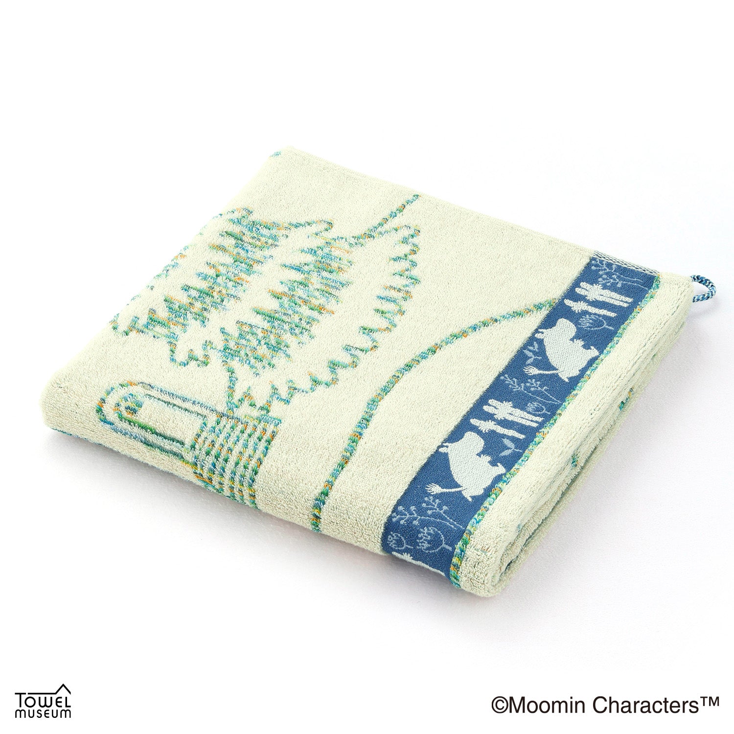MOOMIN（ムーミン） バスタオル 外でお散歩.eco 名入れ 刺繍 ギフト