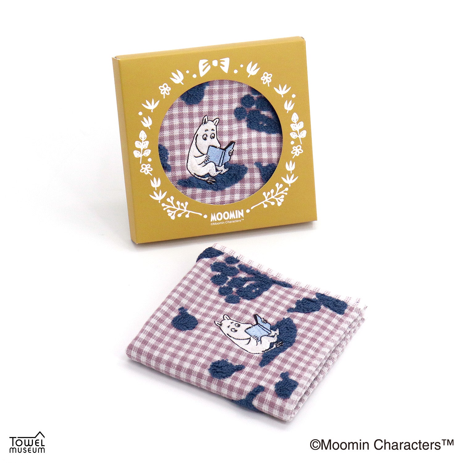 MOOMIN（ムーミン） タオルハンカチ タオル 名入れ 刺繍 ちょっと一息