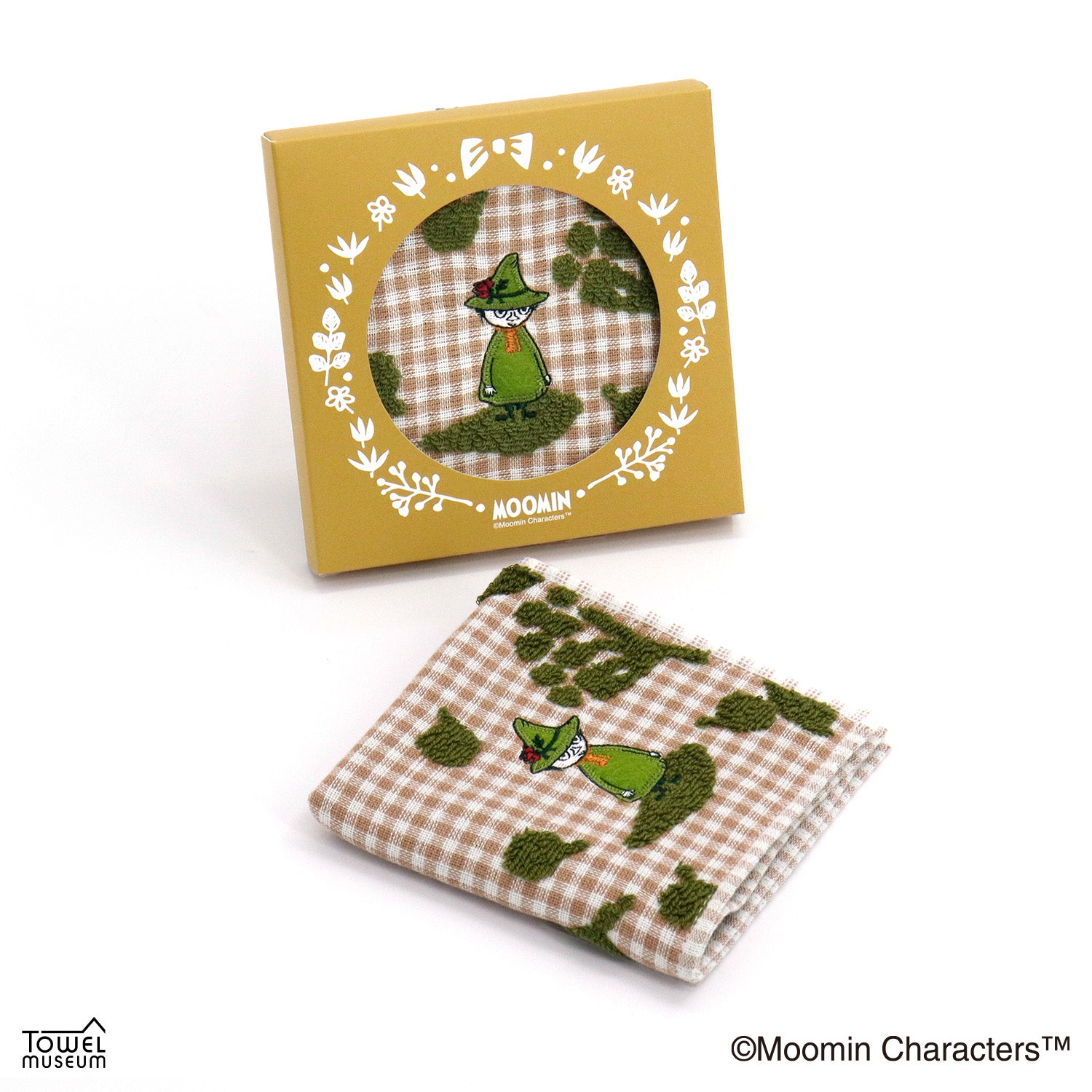 MOOMIN（ムーミン） タオルハンカチ タオル 名入れ 刺繍 ちょっと一息