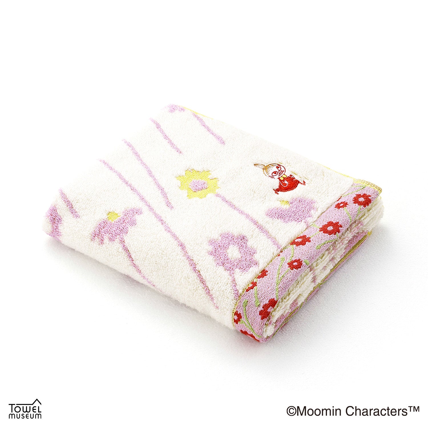 MOOMIN（ムーミン） フェイスタオル タオル 名入れ 刺繍 ごきげん