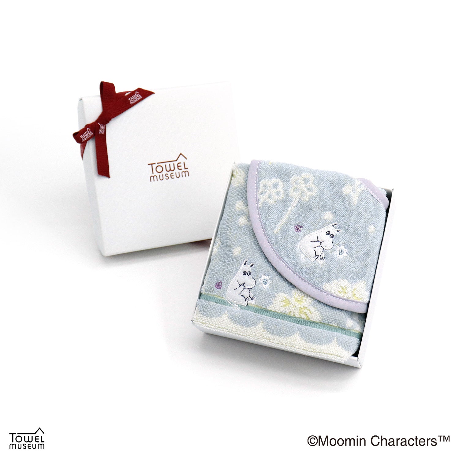 MOOMIN（ムーミン） タオルハンカチ &セット 幸せいっぱい 名入れ 刺繍