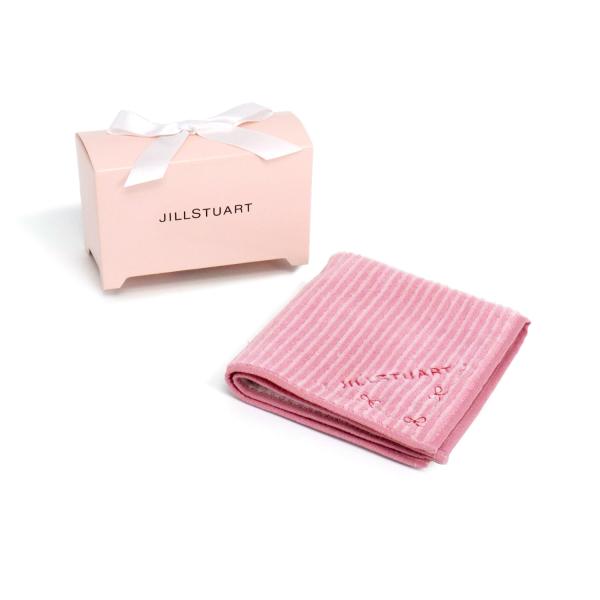 JILLSTUART ジルスチュアート リボンBOX入り リボンストライプ タオルハンカチ ギフト プレゼント お祝い 贈り物 タオル美術館 公式 のし対応 敬老の日 | JILL STUART | 01