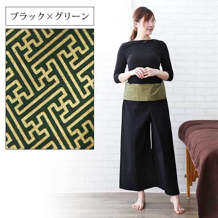 タイパンツ レディース メンズ アジアンパンツ タイパン おしゃれ 和柄 |  | 01