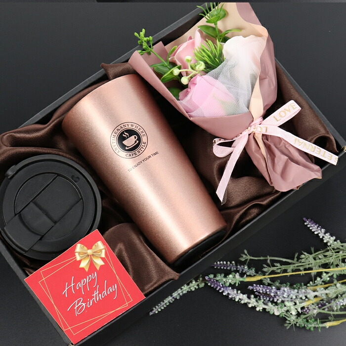 母の日 ギフト フラワー 花束 タンブラー プレゼント おしゃれ お母さん 誕生日 誕生日プレゼント 500ml 保温 保冷 蓋付き 持ち運び セット ギフトセット 即日 |  | 04