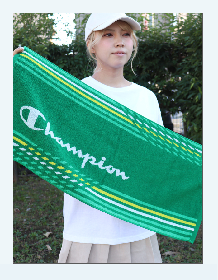 パーティを彩るご馳走や Champion スポーツタオル チャンピオン タオル ネーム 刺繍 名 ユニフォーム