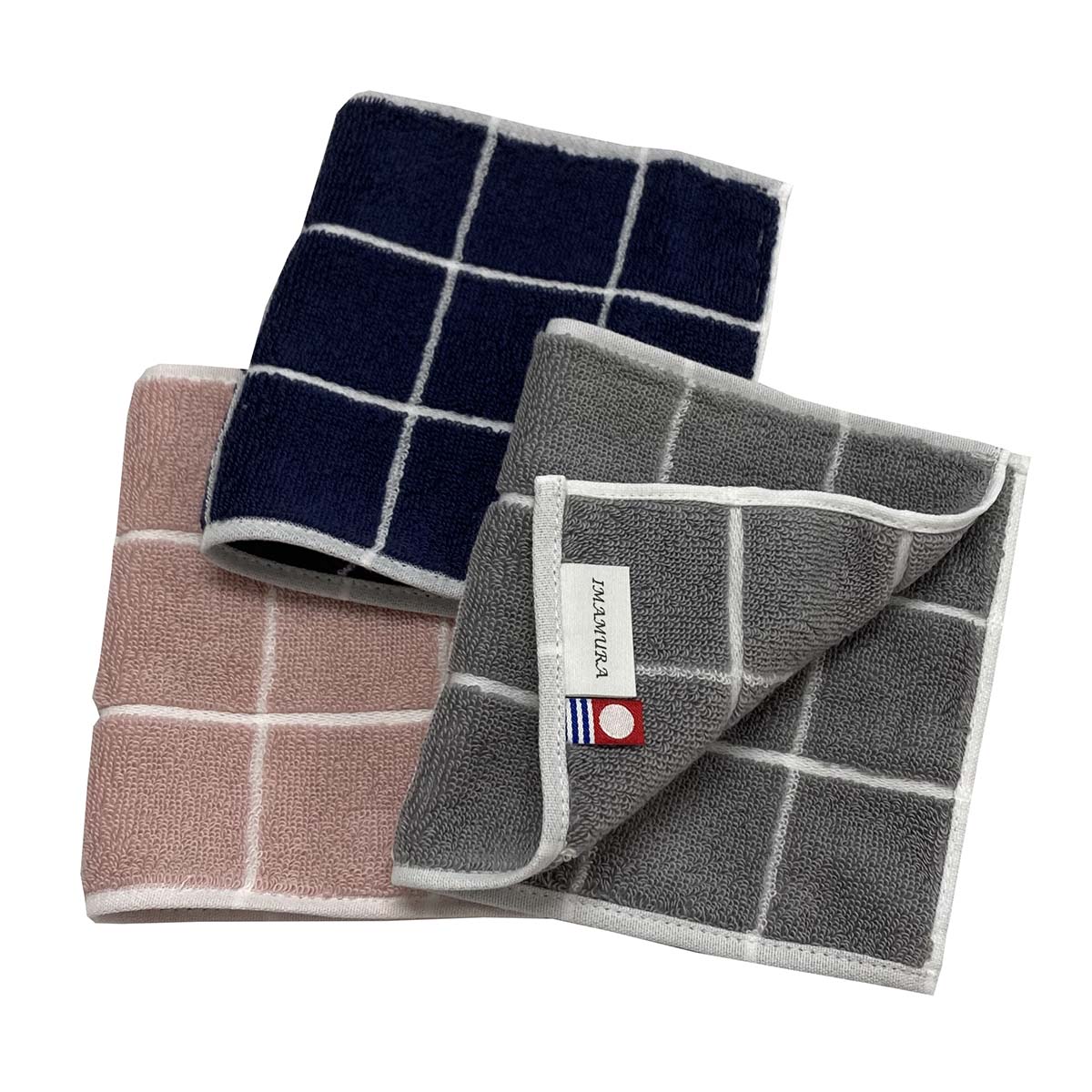今治タオル（imabari towel） ハンカチ ハーフサイズ 3枚組 約13x25cm