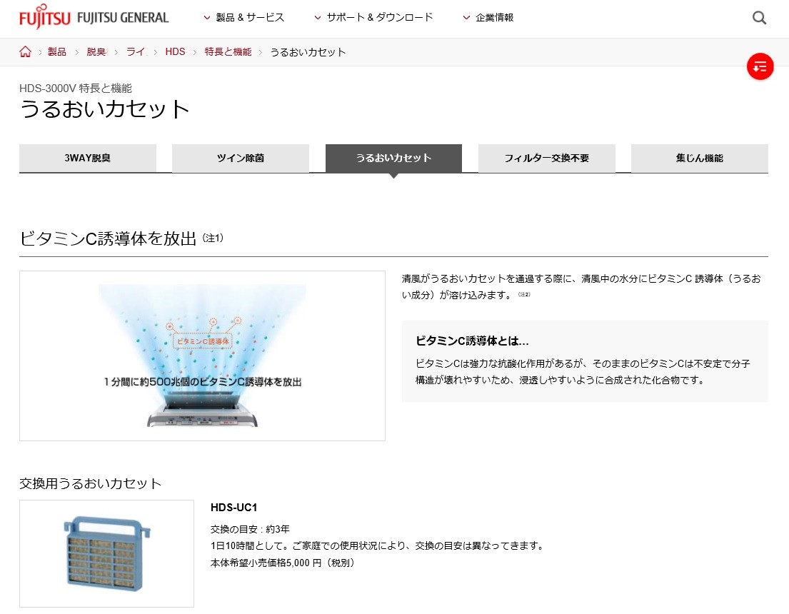 うるおいカセット交換用 メール便お届け 代引不可 プラズマイオンUV