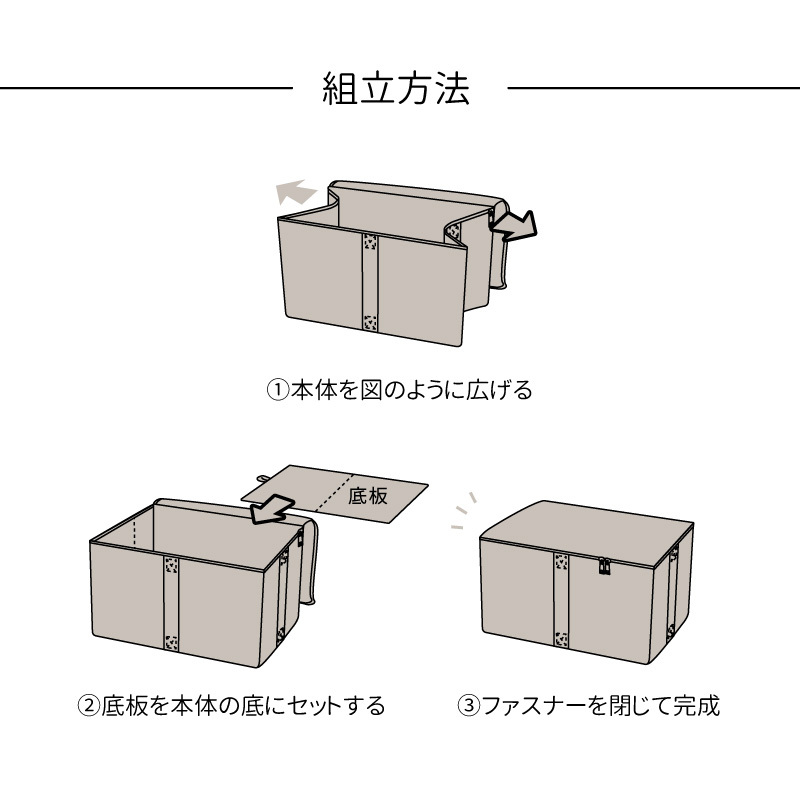 ストレリアカチオン ラックボックスM 組み立て方法