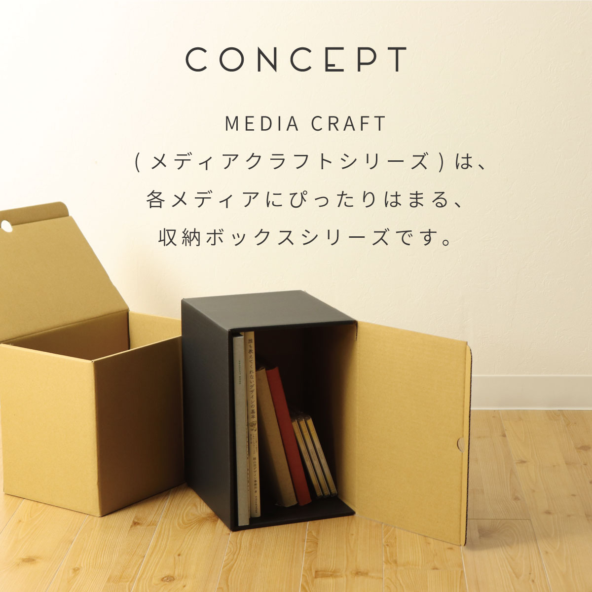 メディアクラフトボックス同人誌B5　コンセプト