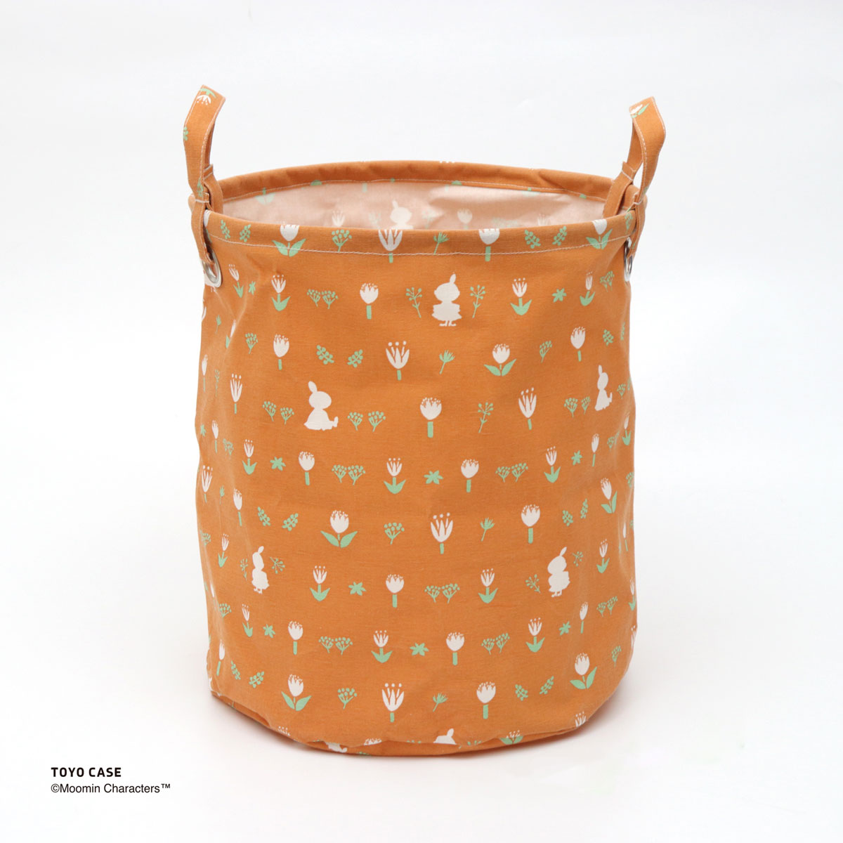 かご バスケット ムーミンシリーズ ラウンドバスケット チューリップ