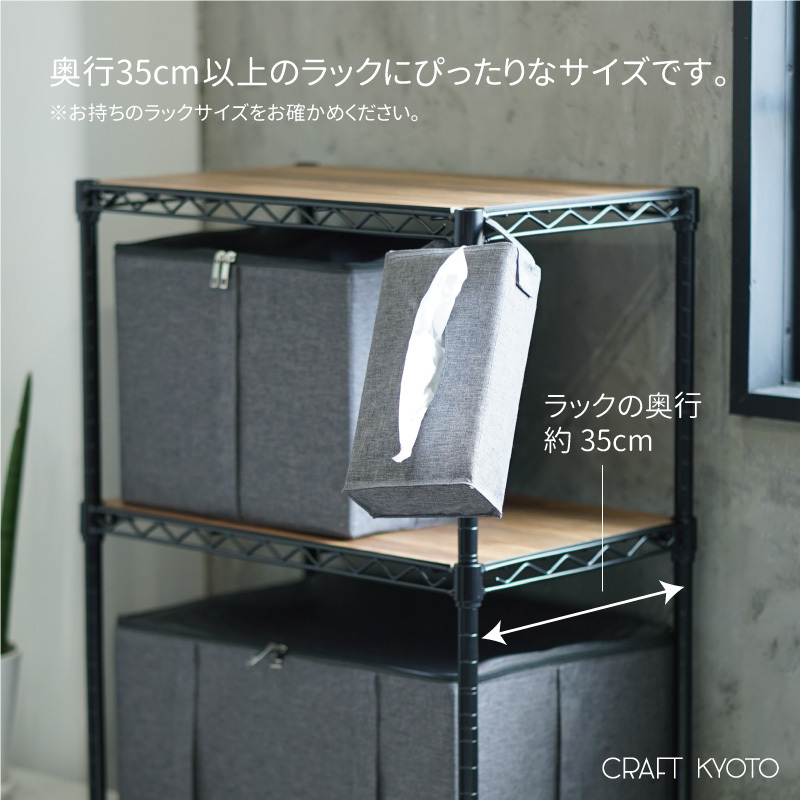 ストレリアカチオン ラック奥行イメージ