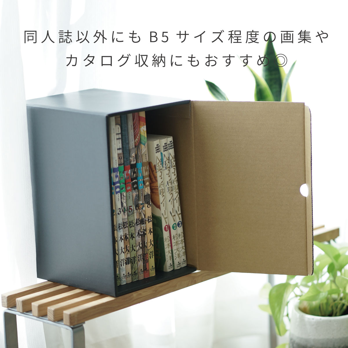 メディアクラフトボックス同人誌B5　カタログ収納にも