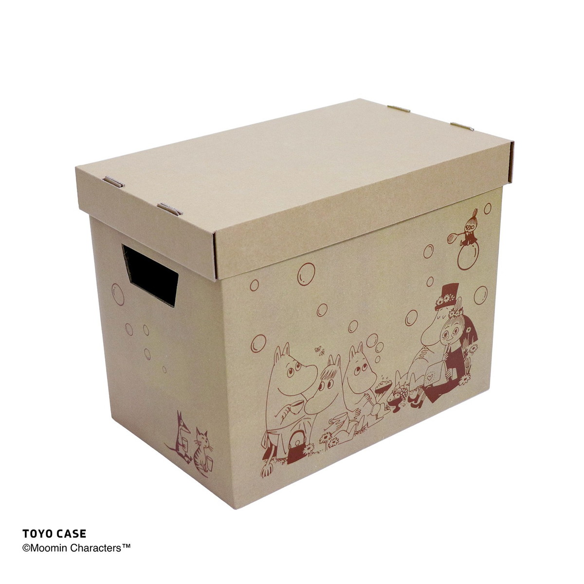 MOOMIN（ムーミン） 収納ケース スローイングボックスハーフ ムーミン