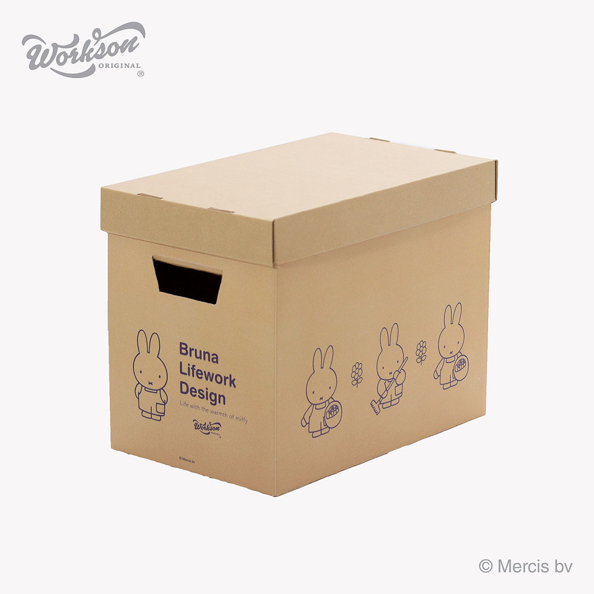 Miffy（ミッフィー） 収納 ケース 収納ボックス ハーフ ダンボール