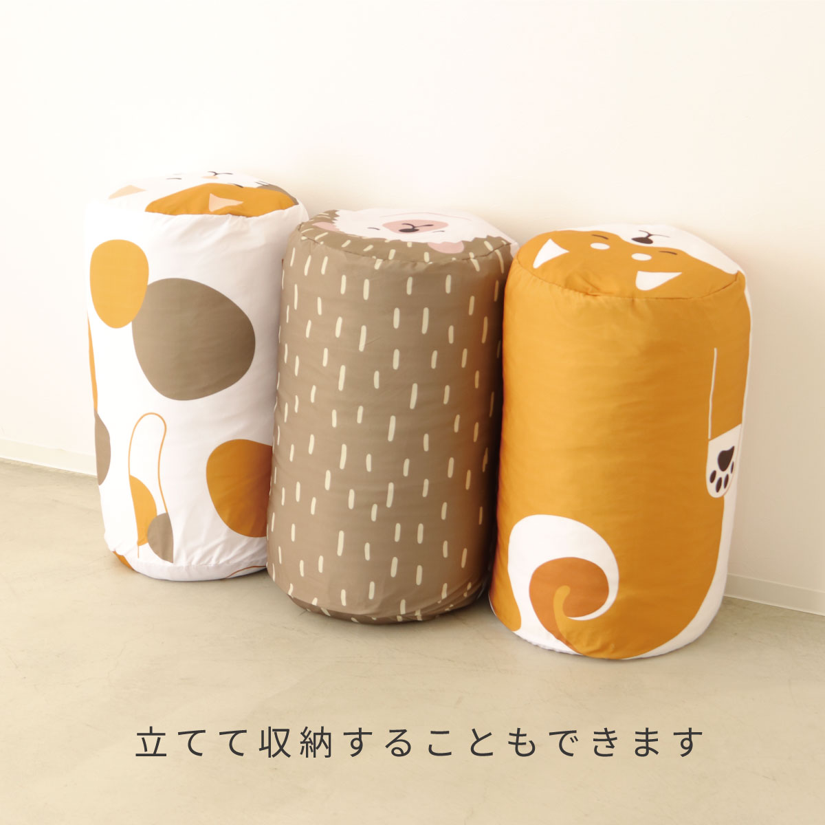 立てて収納
